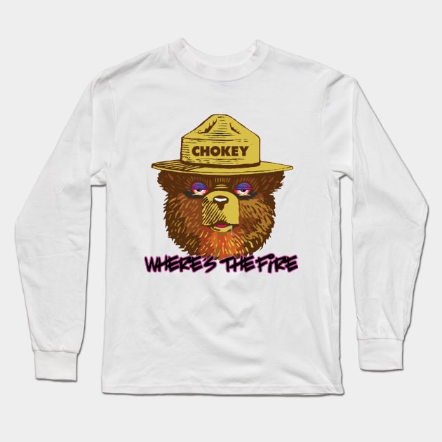 Where's The Fire Long Sleeve T-Shirt by Hierograffx